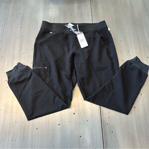 Figs Black Zamora 2.0 Jogger Scrub Pants Women’s size Large